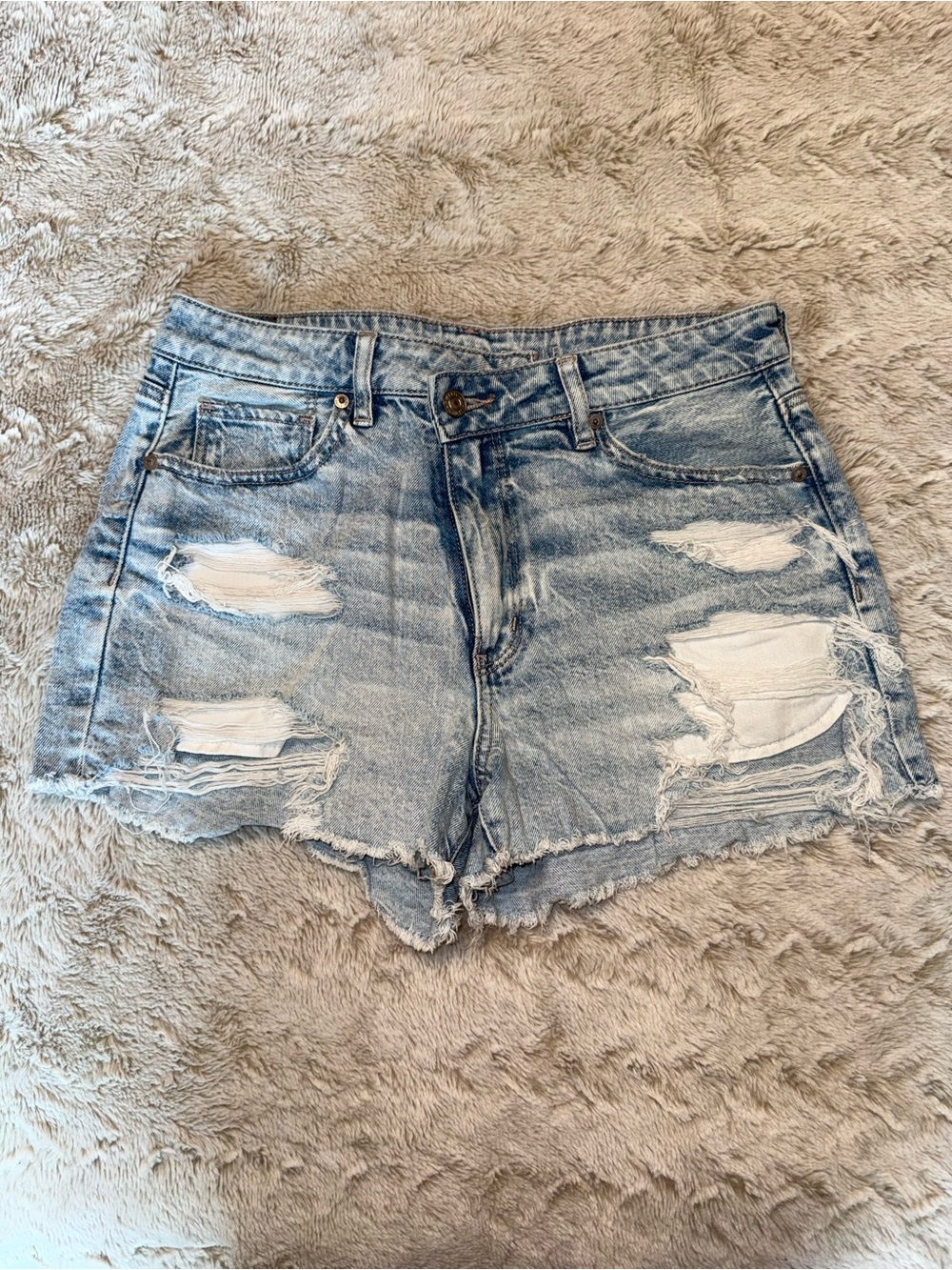 American Eagle Distressed Denim Shorts